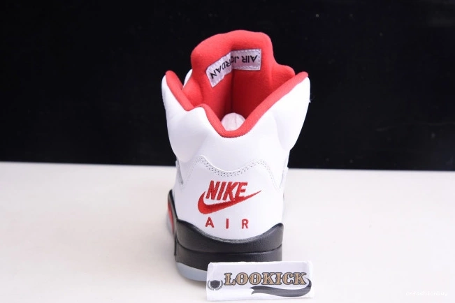 Air DA1911-102 5 Fire Tongue (2020) Jordan Retro Silver Red 0811